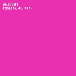 #E830B1 - Persian Rose Color Image