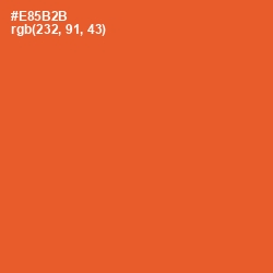 #E85B2B - Flamingo Color Image