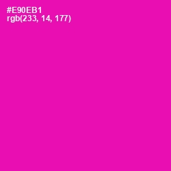 #E90EB1 - Hollywood Cerise Color Image