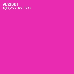 #E92BB1 - Persian Rose Color Image