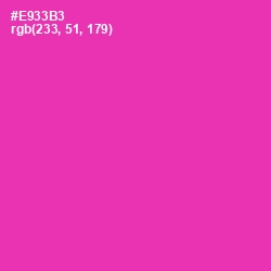 #E933B3 - Persian Rose Color Image