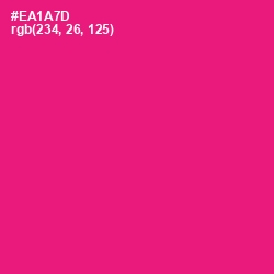 #EA1A7D - Rose Color Image