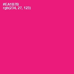 #EA1B7B - Rose Color Image