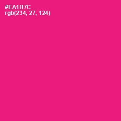#EA1B7C - Rose Color Image