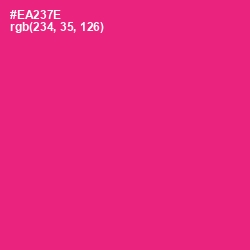 #EA237E - Cerise Red Color Image