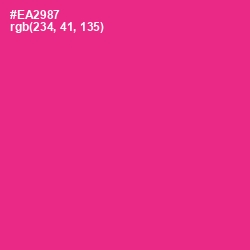 #EA2987 - Wild Strawberry Color Image