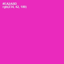 #EA2ABD - Persian Rose Color Image