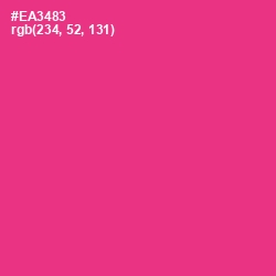 #EA3483 - Wild Strawberry Color Image