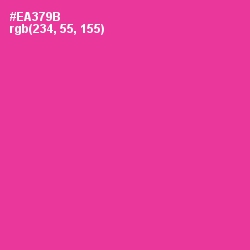 #EA379B - Wild Strawberry Color Image