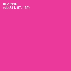 #EA399B - Wild Strawberry Color Image