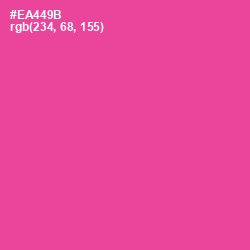 #EA449B - Violet Red Color Image