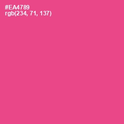 #EA4789 - French Rose Color Image