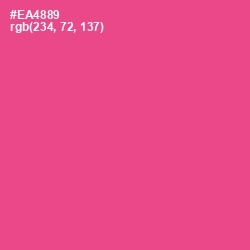 #EA4889 - French Rose Color Image