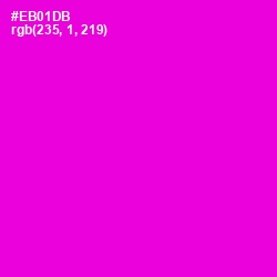 #EB01DB - Purple Pizzazz Color Image