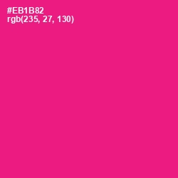 #EB1B82 - Cerise Color Image