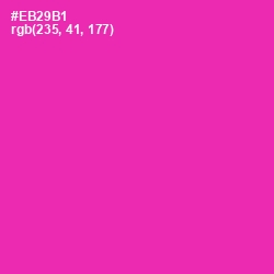 #EB29B1 - Persian Rose Color Image