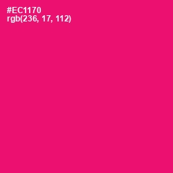 #EC1170 - Rose Color Image