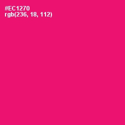 #EC1270 - Rose Color Image