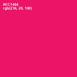 #EC1464 - Rose Color Image