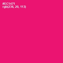 #EC1471 - Rose Color Image