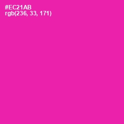 #EC21AB - Persian Rose Color Image