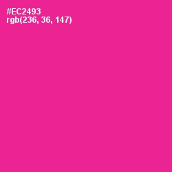 #EC2493 - Wild Strawberry Color Image