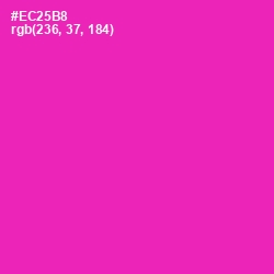 #EC25B8 - Persian Rose Color Image