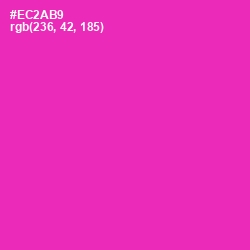 #EC2AB9 - Persian Rose Color Image