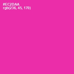 #EC2DAA - Persian Rose Color Image