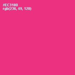 #EC3180 - Wild Strawberry Color Image