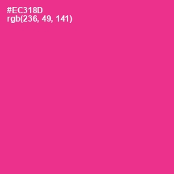 #EC318D - Wild Strawberry Color Image