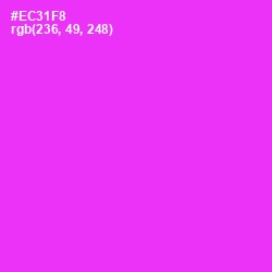 #EC31F8 - Razzle Dazzle Rose Color Image