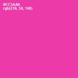 #EC3AA8 - Persian Rose Color Image