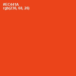 #EC441A - Trinidad Color Image