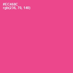 #EC468C - French Rose Color Image