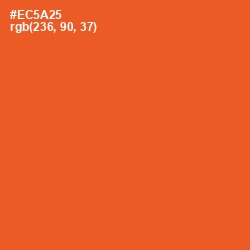 #EC5A25 - Flamingo Color Image