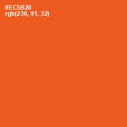 #EC5B20 - Flamingo Color Image