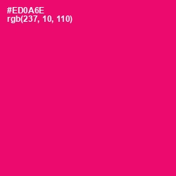 #ED0A6E - Rose Color Image