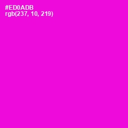 #ED0ADB - Purple Pizzazz Color Image