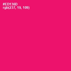#ED136D - Rose Color Image