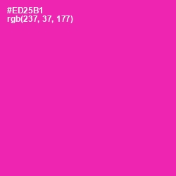 #ED25B1 - Persian Rose Color Image