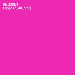 #ED28B1 - Persian Rose Color Image