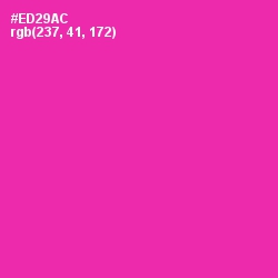 #ED29AC - Persian Rose Color Image