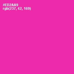 #ED2AA9 - Persian Rose Color Image