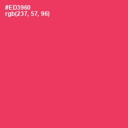 #ED3960 - Cerise Red Color Image