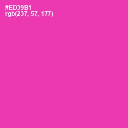 #ED39B1 - Persian Rose Color Image