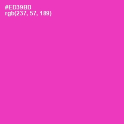 #ED39BD - Persian Rose Color Image