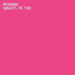 #ED4684 - French Rose Color Image