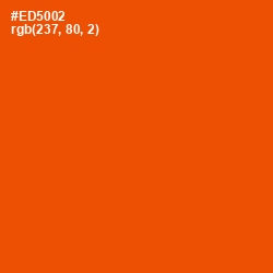 #ED5002 - Trinidad Color Image
