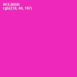 #EE28BB - Persian Rose Color Image